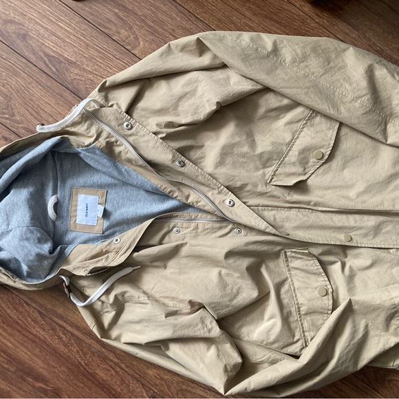 Tan Hooded Men's Jacket - Picture 1 of 3